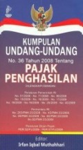 Kumpulan Undang-Undang Pajak Penghasilan