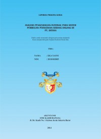 Analisis Pengendalian Internal Pada Sistem Pembelian Persediaan Barang Dagang di PT. Ditosa