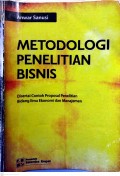 Metodologi Penelitian Bisnis