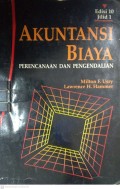 AKUNTASI BIAYA PERENCANAAN DAN PENGENDALIAN