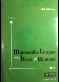 Matematika terapan untuk bisnis dan ekonomi